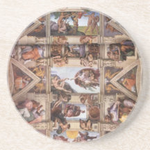 Sistine Chapel Ceiling Drink Coaster