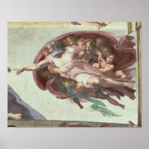 Sistine Chapel Ceiling Print
