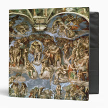 Sistine Chapel: The Last Judgement, 1538-41 Vinyl Binder