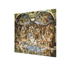 Sistine Chapel: The Last Judgement, 1538-41 Gallery Wrap Canvas