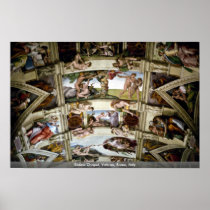 Sistine Chapel, Vatican, Rome, Italy Posters