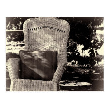 Sit a spell.... post card