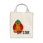 Sit. Stay. organic bag