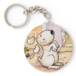 Sit up and beg keyring key chain