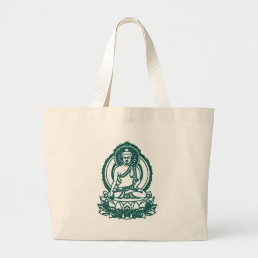 SITTING BUDDHA MEDITATING PEACE BAG