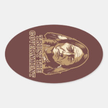 Sitting Bull Trust Government  Sticker Set