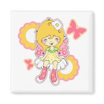 sitting fairy refrigerator magnet
