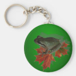 Sitting On Leaves Keychain
