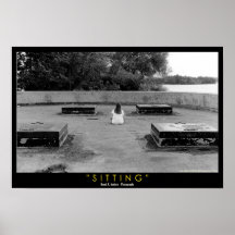 Sitting Poster