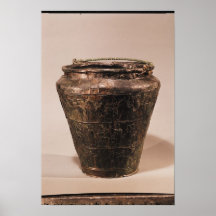 Situla with three repousse decorative bands posters