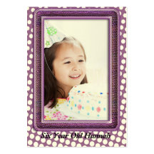 Six cartes photos an d'anniversaire de filles cartes de visite personnelles