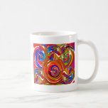 Six cercles de sigma - la thérapie de couleur de R Mugs À Café