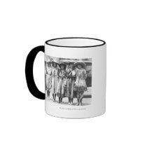 Six cowgirls at Cheyenne Frontier Days. Coffee Mugs