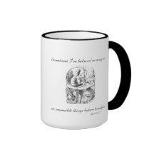 Six Impossible Things Before Breakfast Mug