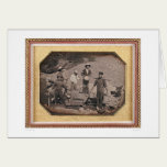 Six miners with rocker, wheel barrows... (40046) cards