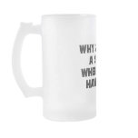 SIX PACK frosty beer mug