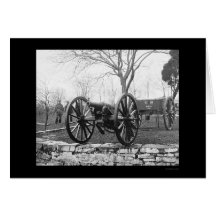 Six Pounder Artillery Gun in Washington, DC 1862 Card