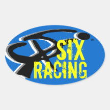 Six Racing Logo Stickers