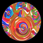 Six Sigma Circles - Reiki Colour Therapy Plates V8 stickers