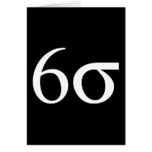 Six Sigma (Lean Six Sigma) Card
