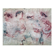 Six Studies postcards