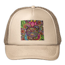"six" trucker hat