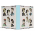 Six Victorian Beauties from Antique Fashion Plate binders