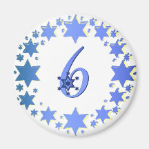 Sixth Day of Hanukkah Magnet