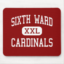 Sixth Ward - Cardinals - Junior - Pearl River Mousepads