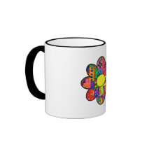 Sixties Flower Power Coffee Mug