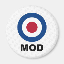 Sixties Mod Target Magnet