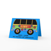 Sixties Nostalgia Greeting Card