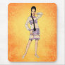 Sixties Transparent Dress Mousepad