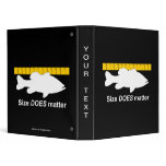 SIZE DOES MATTER 3 RING BINDER