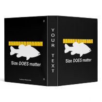 SIZE DOES MATTER 3 RING BINDER
