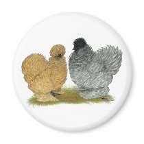 Sizzle Chickens Fridge Magnet