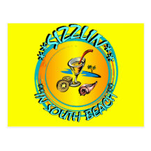Sizzlin in South Beach Post Cards
