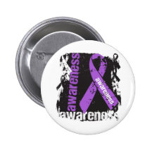 Sjogrens Syndrome Awareness Grunge Ribbon Pins