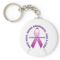sjogrens syndrome awareness keychain