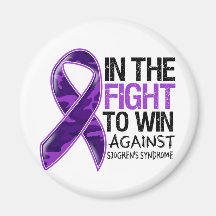 Sjogren's Syndrome - Fight To Win Refrigerator Magnets