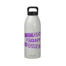 Sjogren's Syndrome Go Fight Cure Reusable Water Bottle