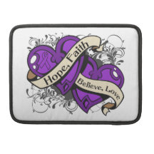 Sjogren's Syndrome Hope Faith Dual Hearts Sleeve For MacBooks