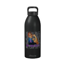 Sjogren's Syndrome Rosie WE CAN DO IT Water Bottle