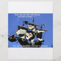 SJOMEDAY WHEN MY SHIP COMES IN 13/14/15 PERSONALIZED FLYER