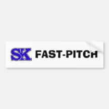 SK FAST-PITCH BUMPER STICKERS