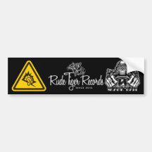 SkankBait + RudeTiger + Loud Bumper Sticker New #2