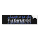 Skankin in the Darkness DUBSTEP DANCE SKANK bumper stickers