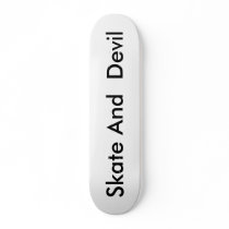 skate and devil