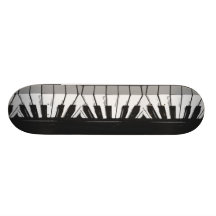 Skate-board piano music planches à roulettes customisées