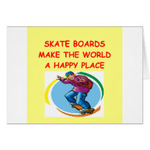 skate boards greeting cards